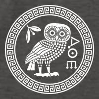 Owl Of Athena Ancient Greek Mythology Is AthenaS Owl Greece Vector Backpack