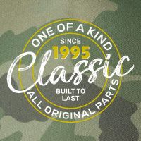 One Of A Kind Since 1995 Classic 30th Birthday Legacy Tie Dye Trucker Hat