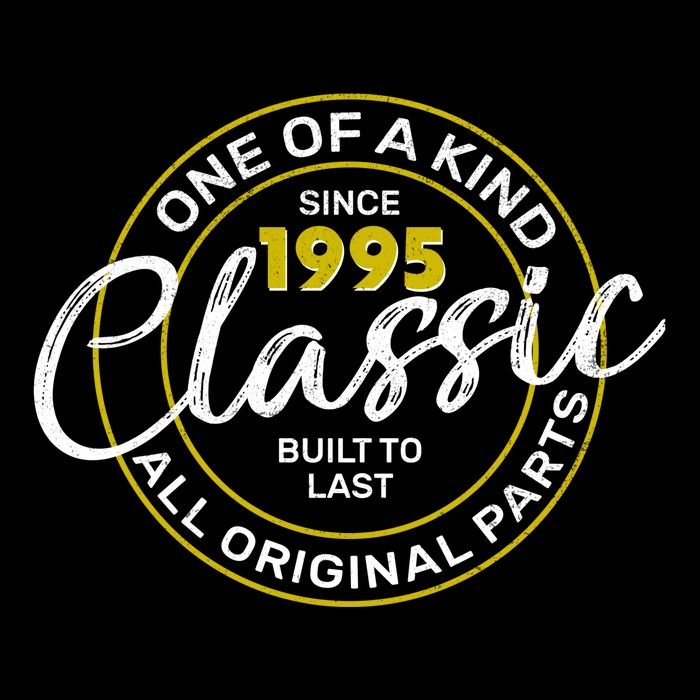 One Of A Kind Since 1995 Classic 30th Birthday Drawstring Bag