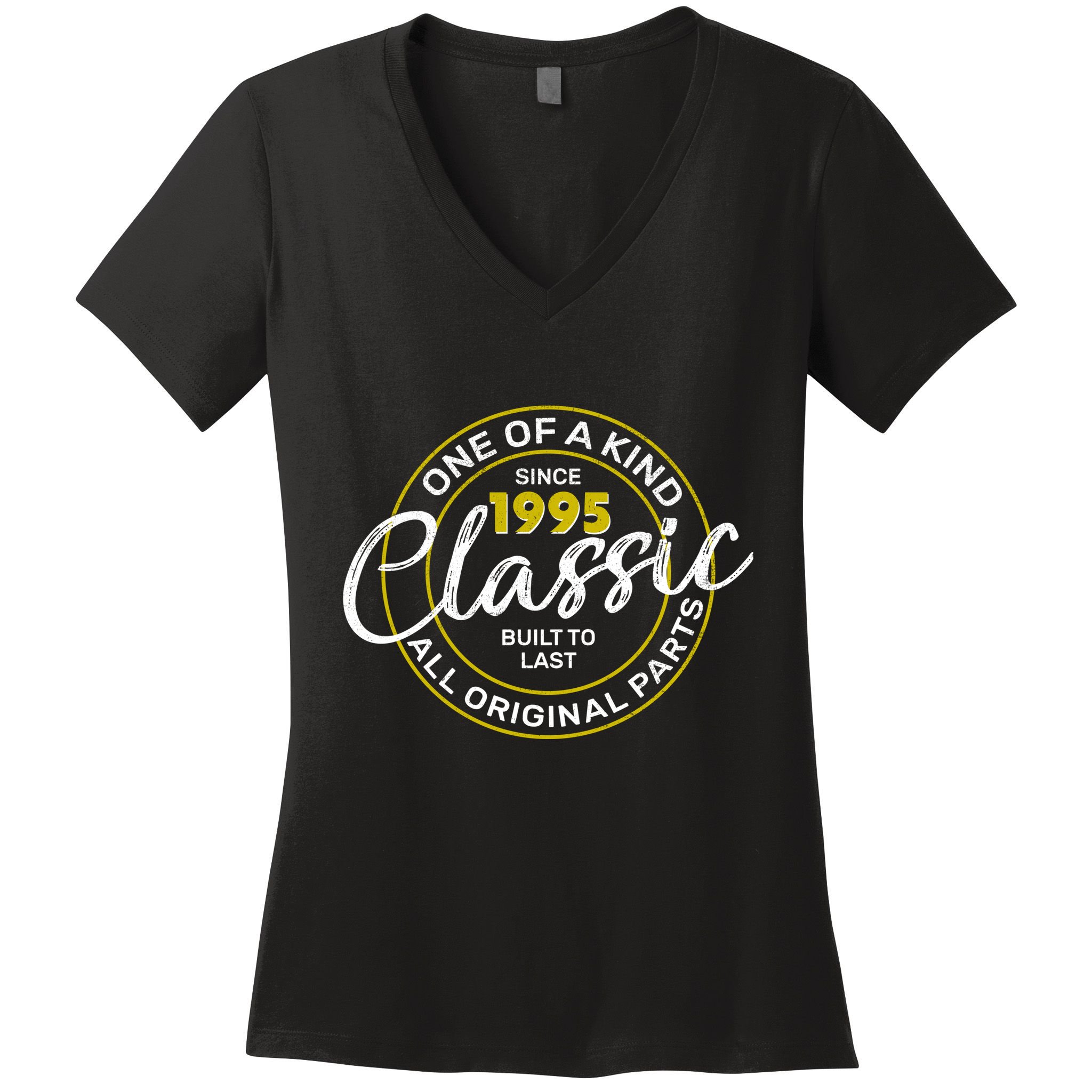 One Of A Kind Since 1995 Classic 30th Birthday Women's V-Neck T-Shirt