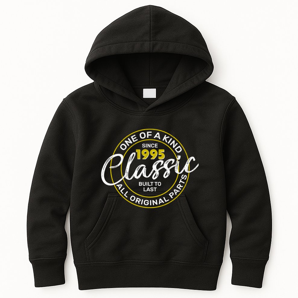 One Of A Kind Since 1995 Classic 30th Birthday Kids Hoodie