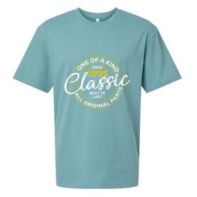 One Of A Kind Since 1995 Classic 30th Birthday Sueded Cloud Jersey T-Shirt