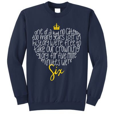 One Of A Kind No Category Six Queens Lettered Heart Sweatshirt