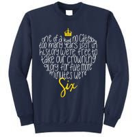 One Of A Kind No Category Six Queens Lettered Heart Sweatshirt