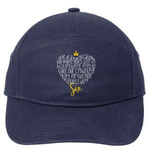 One Of A Kind No Category Six Queens Lettered Heart 7-Panel Snapback Hat