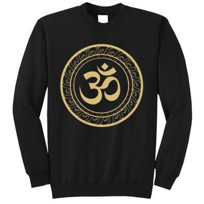 Om Ohm Aum Symbol Spiritual Yoga Tall Sweatshirt