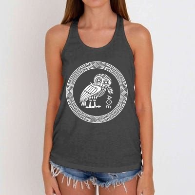 Owl Of Athena Women's Knotted Racerback Tank