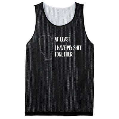 Ostomy Ostomate At Least I Have My Shit Together Mesh Reversible Basketball Jersey Tank