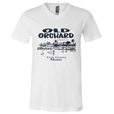 Old Orchard Beach Maine V-Neck T-Shirt