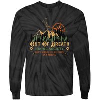 Out Of Breath Hiking Society Tie-Dye Long Sleeve Shirt