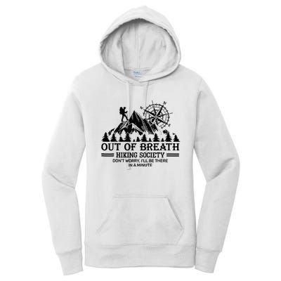 Out Of Breath Hiking Society Women's Pullover Hoodie