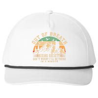 Out Of Breath Hiking Society Hiker Nature Love Snapback Five-Panel Rope Hat