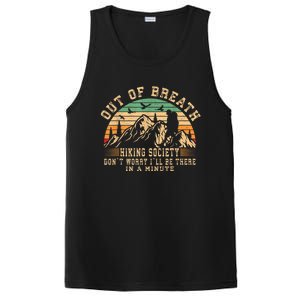 Out Of Breath Hiking Society Hiker Nature Love PosiCharge Competitor Tank