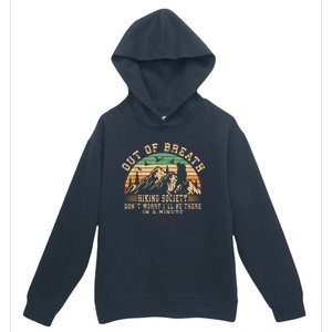 Out Of Breath Hiking Society Hiker Nature Love Urban Pullover Hoodie