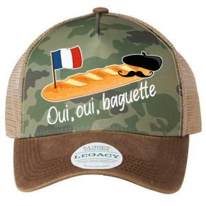 Oui Oui Baguette French Bread France Lover Francophile Legacy Tie Dye Trucker Hat