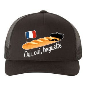 Oui Oui Baguette French Bread France Lover Francophile Yupoong Adult 5-Panel Trucker Hat