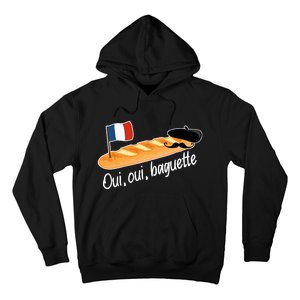 Oui Oui Baguette French Bread France Lover Francophile Hoodie