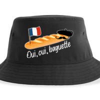 Oui Oui Baguette French Bread France Lover Francophile Sustainable Bucket Hat