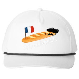 Oui Oui Baguette French Bread France Lover Francophile Snapback Five-Panel Rope Hat