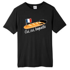 Oui Oui Baguette French Bread France Lover Francophile Tall Fusion ChromaSoft Performance T-Shirt