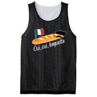 Oui Oui Baguette French Bread France Lover Francophile Mesh Reversible Basketball Jersey Tank