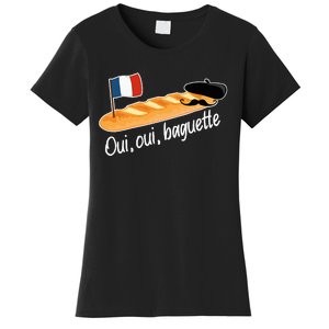 Oui Oui Baguette French Bread France Lover Francophile Women's T-Shirt