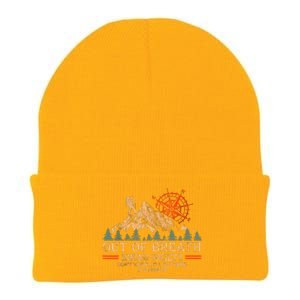 Out Of Breath Hiking Society Knit Cap Winter Beanie