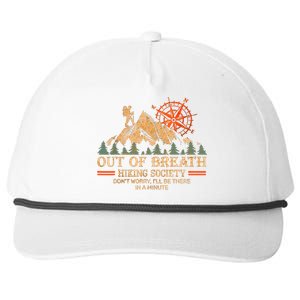 Out Of Breath Hiking Society Snapback Five-Panel Rope Hat