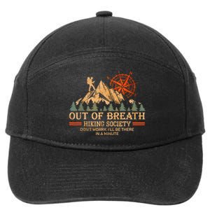 Out Of Breath Hiking Society 7-Panel Snapback Hat