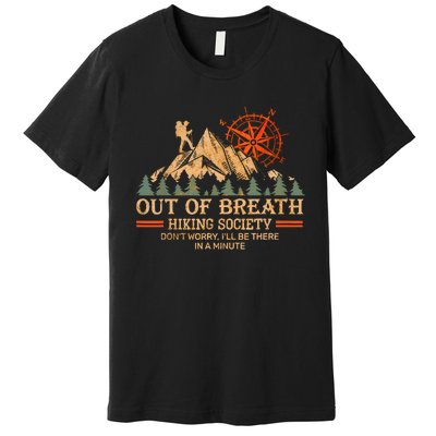 Out Of Breath Hiking Society Premium T-Shirt