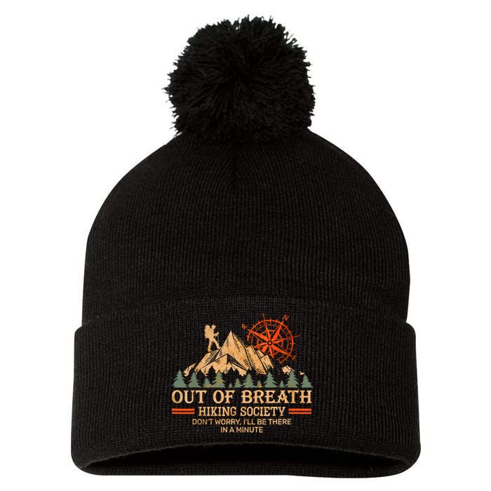 Out Of Breath Hiking Society Pom Pom 12in Knit Beanie