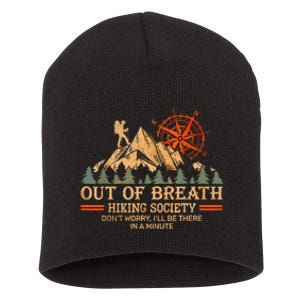 Out Of Breath Hiking Society Short Acrylic Beanie