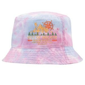 Out Of Breath Hiking Society Tie-Dyed Bucket Hat