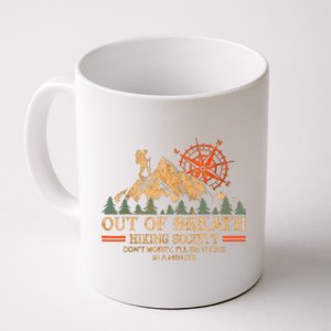 Out Of Breath Hiking Society Coffee Mug