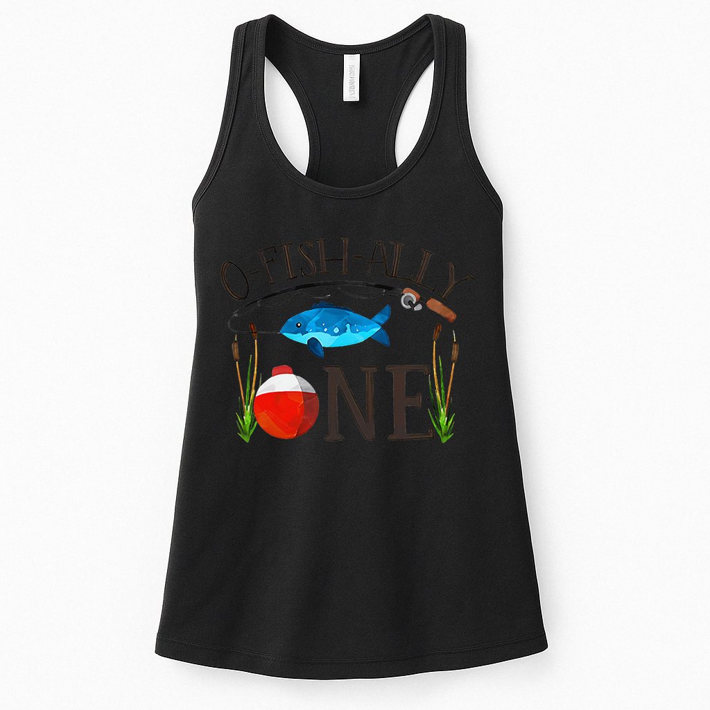 Ofishally ONE Baby O Fish Ally ONE Womens Tank Top