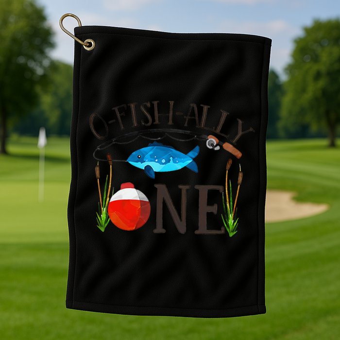 Ofishally ONE Baby O Fish Ally ONE Golf Towel