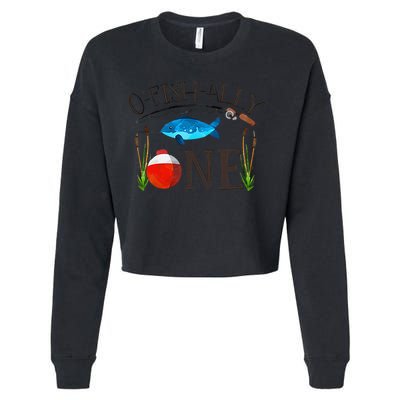Ofishally ONE Baby O Fish Ally ONE Cropped Pullover Crew