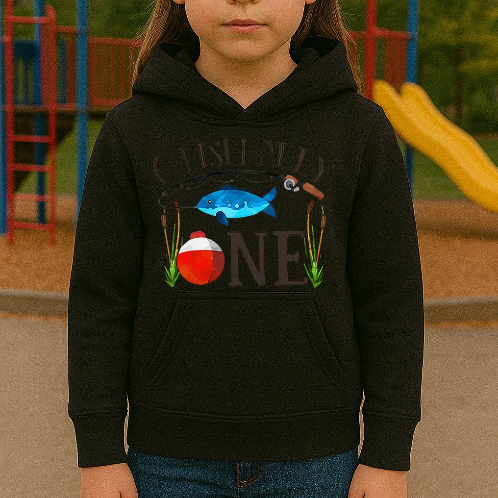 Ofishally ONE Baby O Fish Ally ONE Kids Hoodie