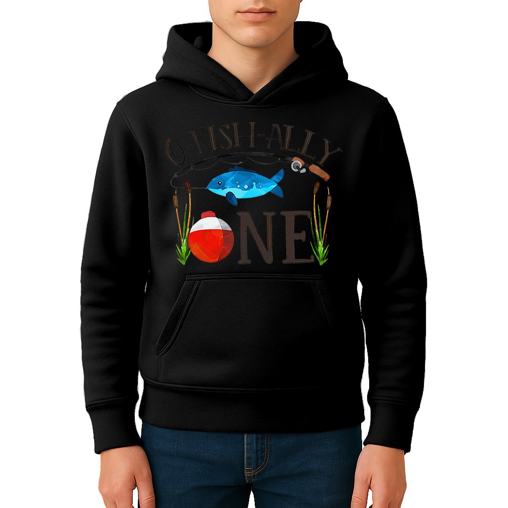 Ofishally ONE Baby O Fish Ally ONE Kids Hoodie