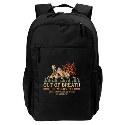 Out Of Breath Hiking Society For Women Hiker Nature Love Backpack