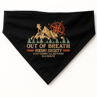 Out Of Breath Hiking Society USA-Made Doggie Bandana