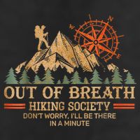 Out Of Breath Hiking Society Adult Drive Performance Visor