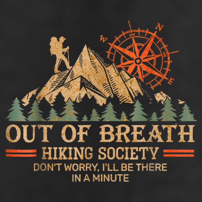 Out Of Breath Hiking Society Adult Drive Performance Visor