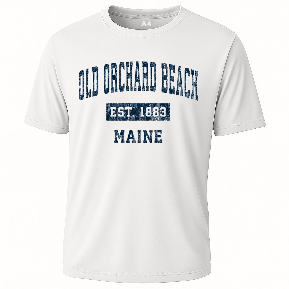 Old Orchard Beach Maine Me Vintage Sports Performance Shirt