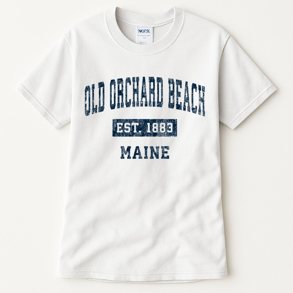 Old Orchard Beach Maine Me Vintage Sports Tall T-Shirt