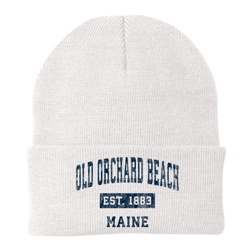 Old Orchard Beach Maine Me Vintage Sports Beanie