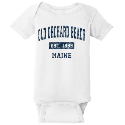 Old Orchard Beach Maine Me Vintage Sports Baby Bodysuit
