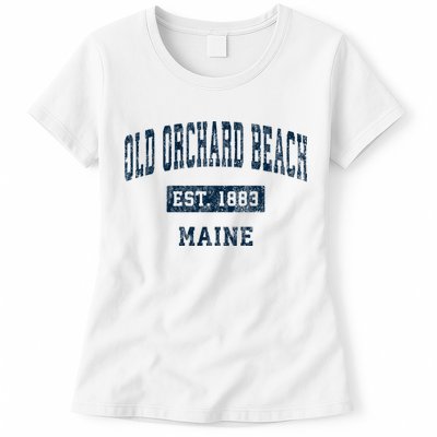 Old Orchard Beach Maine Me Vintage Sports Womens T-Shirt