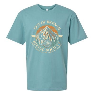 Out Of Breath Hiking Society Fun Sueded Cloud Jersey T-Shirt