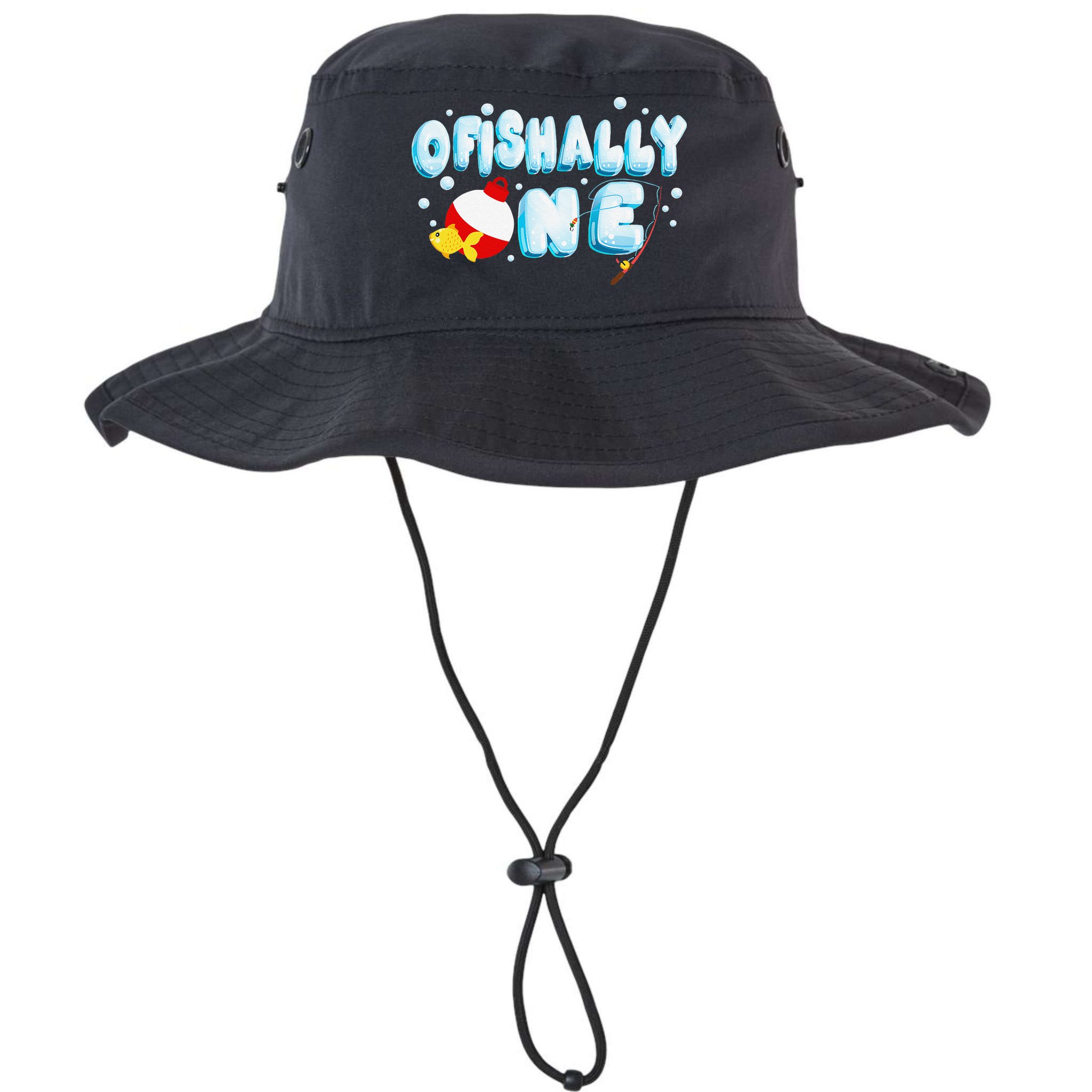 Ofishally One Birthday Outfit For Fish Lover Bucket Hat
